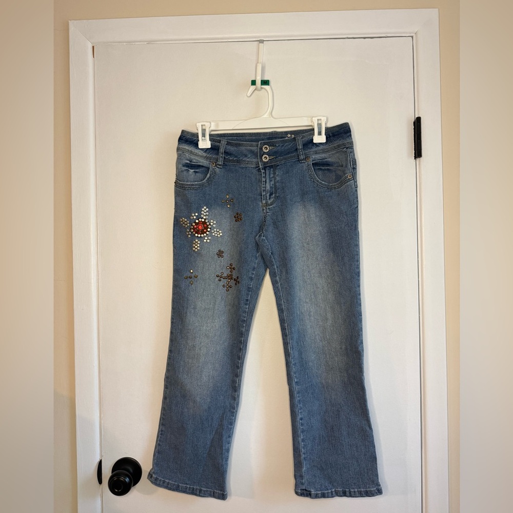 Vintage‎ Y2K studded Blue Pointe Jeans